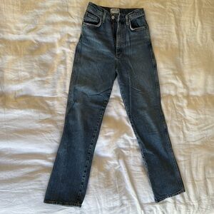 AGOLDE pinch waist kick flare jeans, size 25